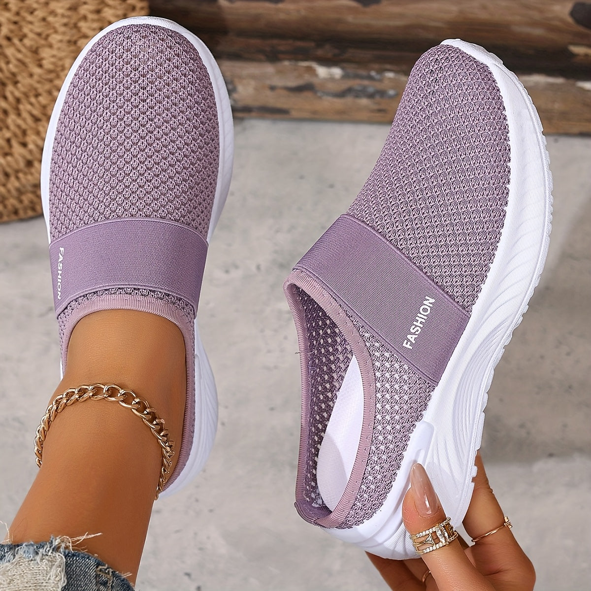 CoastalEase Mesh Slip-Ons