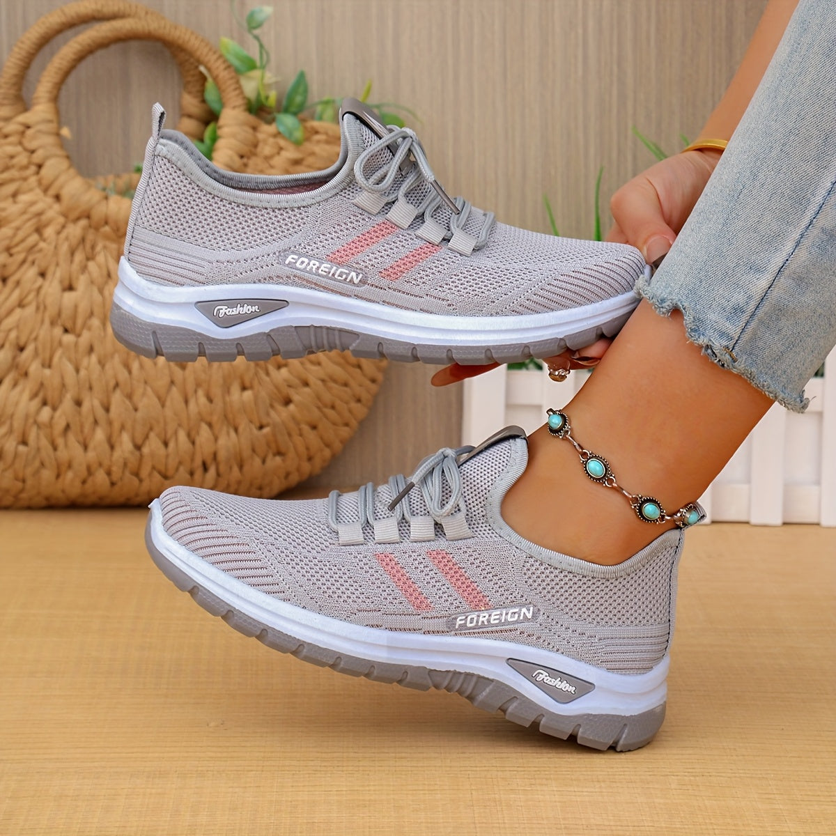 Lightweight Knit Sneakers for All-Day Comfort