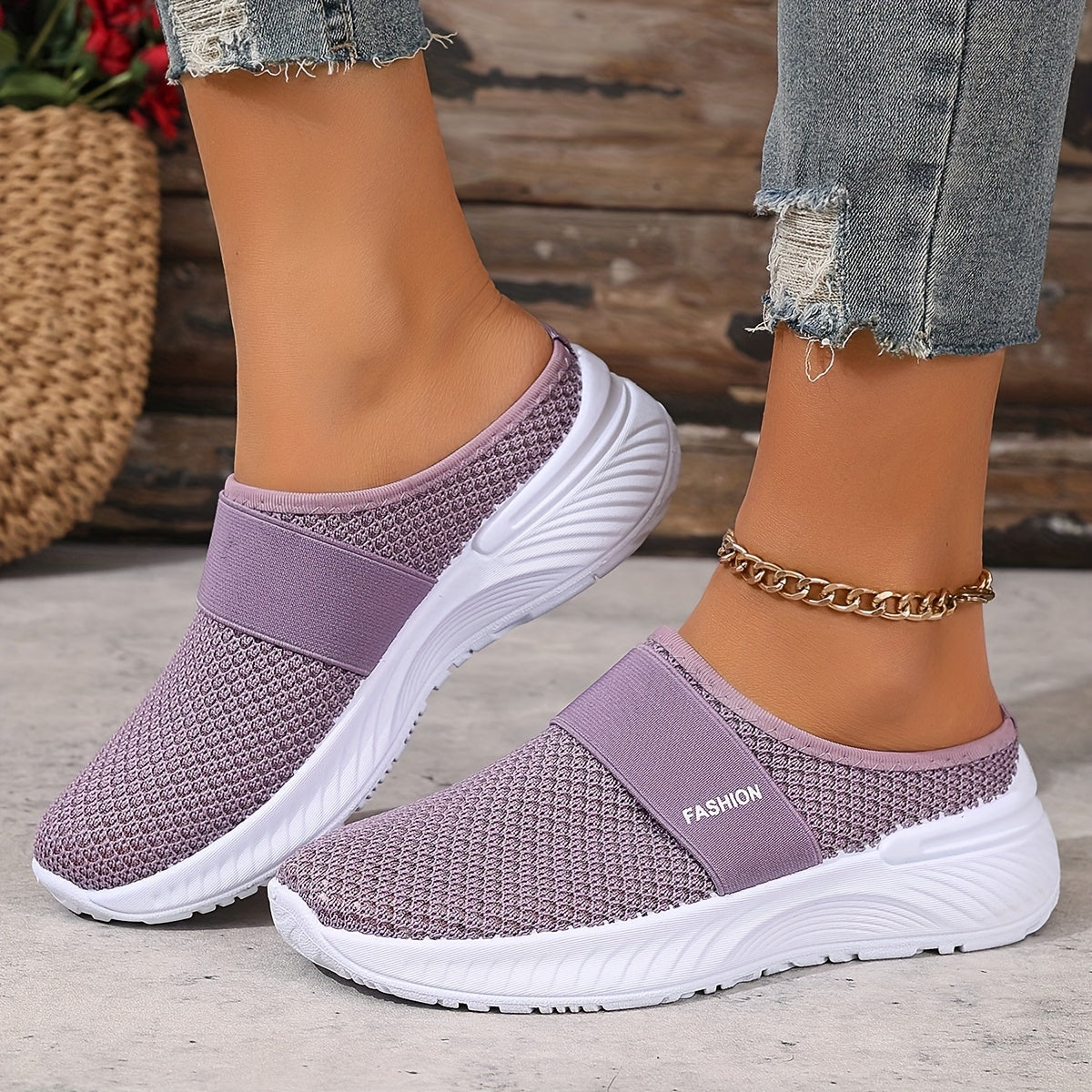 CoastalEase Mesh Slip-Ons