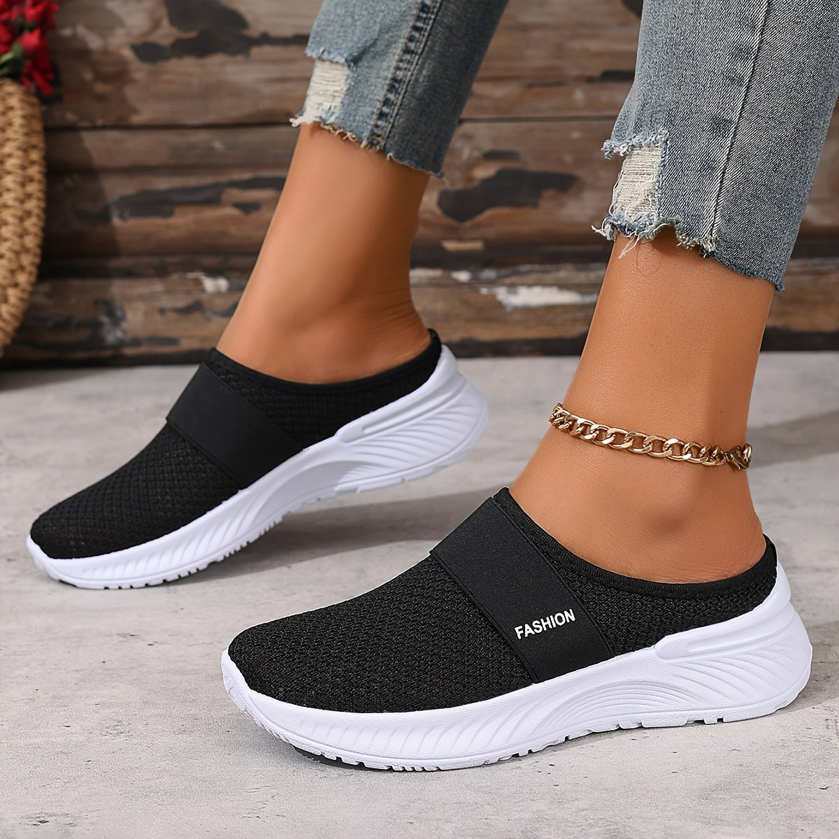 CoastalEase Mesh Slip-Ons