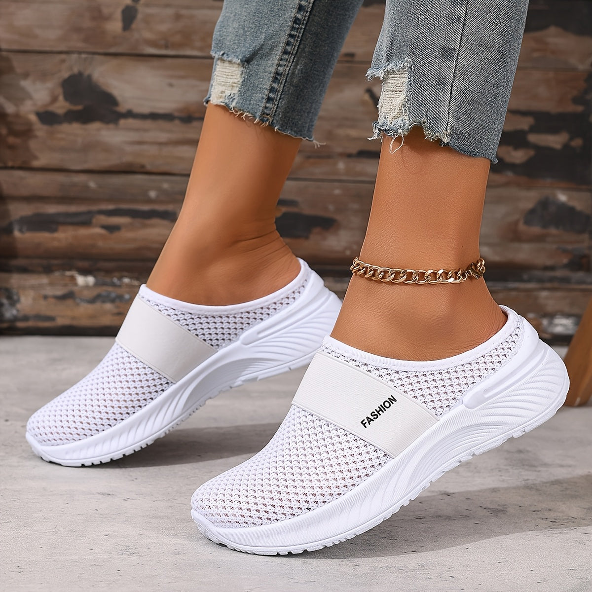CoastalEase Mesh Slip-Ons