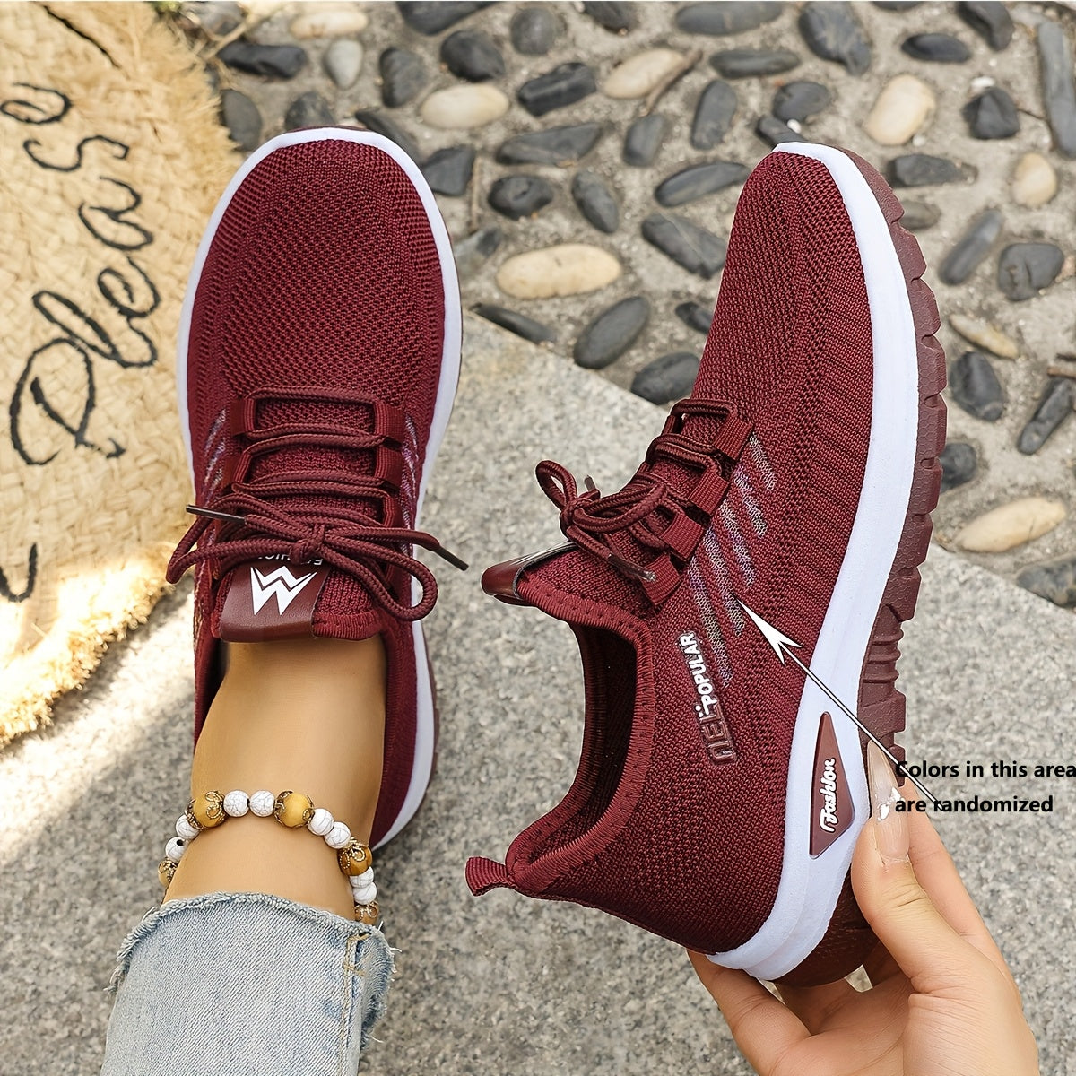 New-Season Mesh Slip-On Sneakers