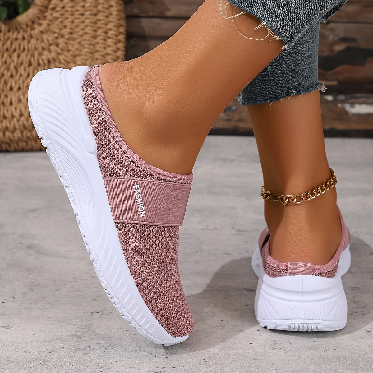 CoastalEase Mesh Slip-Ons