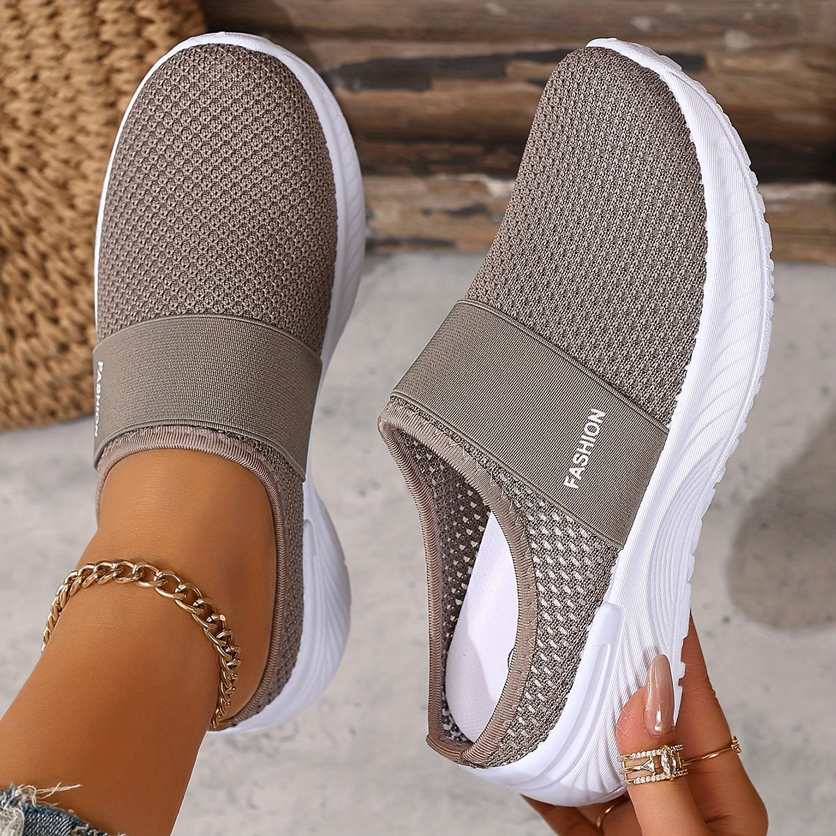 CoastalEase Mesh Slip-Ons