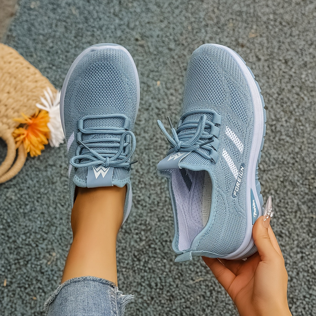 Lightweight Knit Sneakers for All-Day Comfort