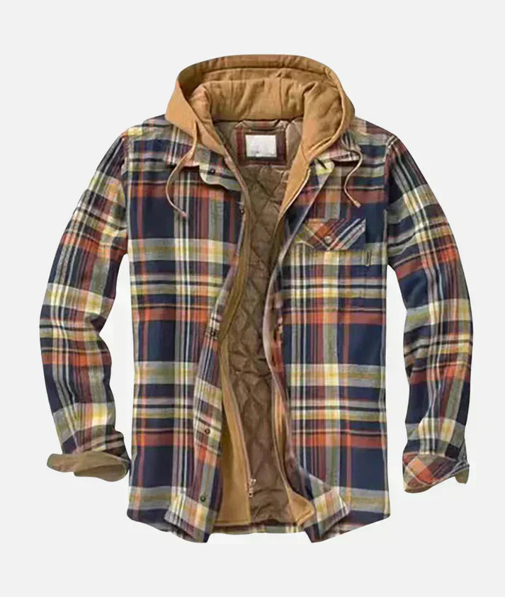 Alain – Veste patchwork à carreaux