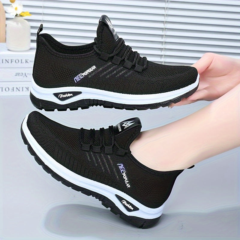 New-Season Mesh Slip-On Sneakers