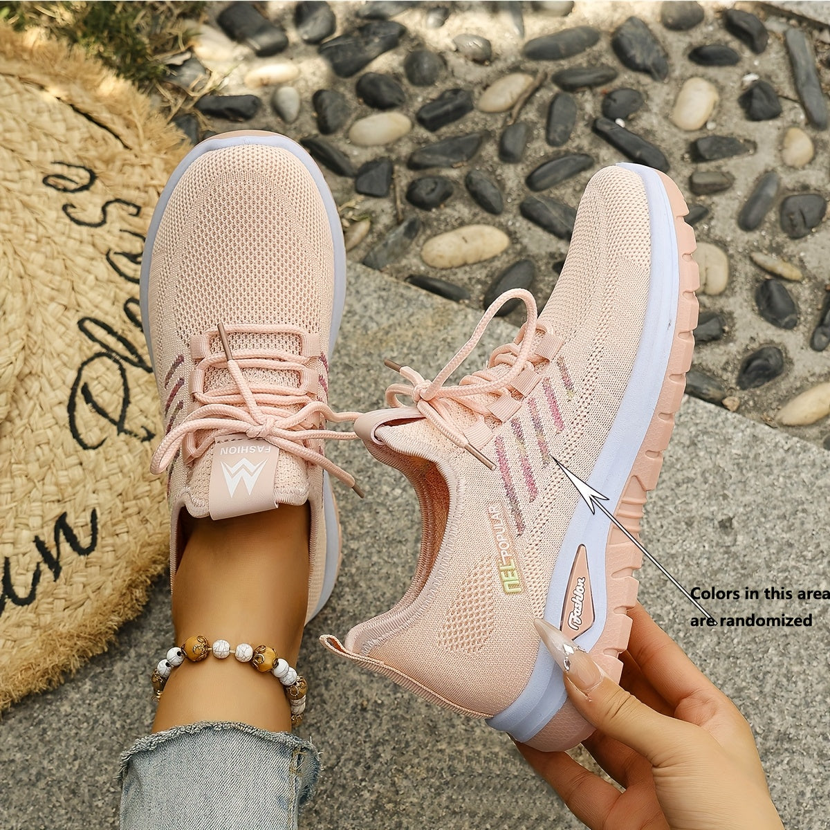 New-Season Mesh Slip-On Sneakers