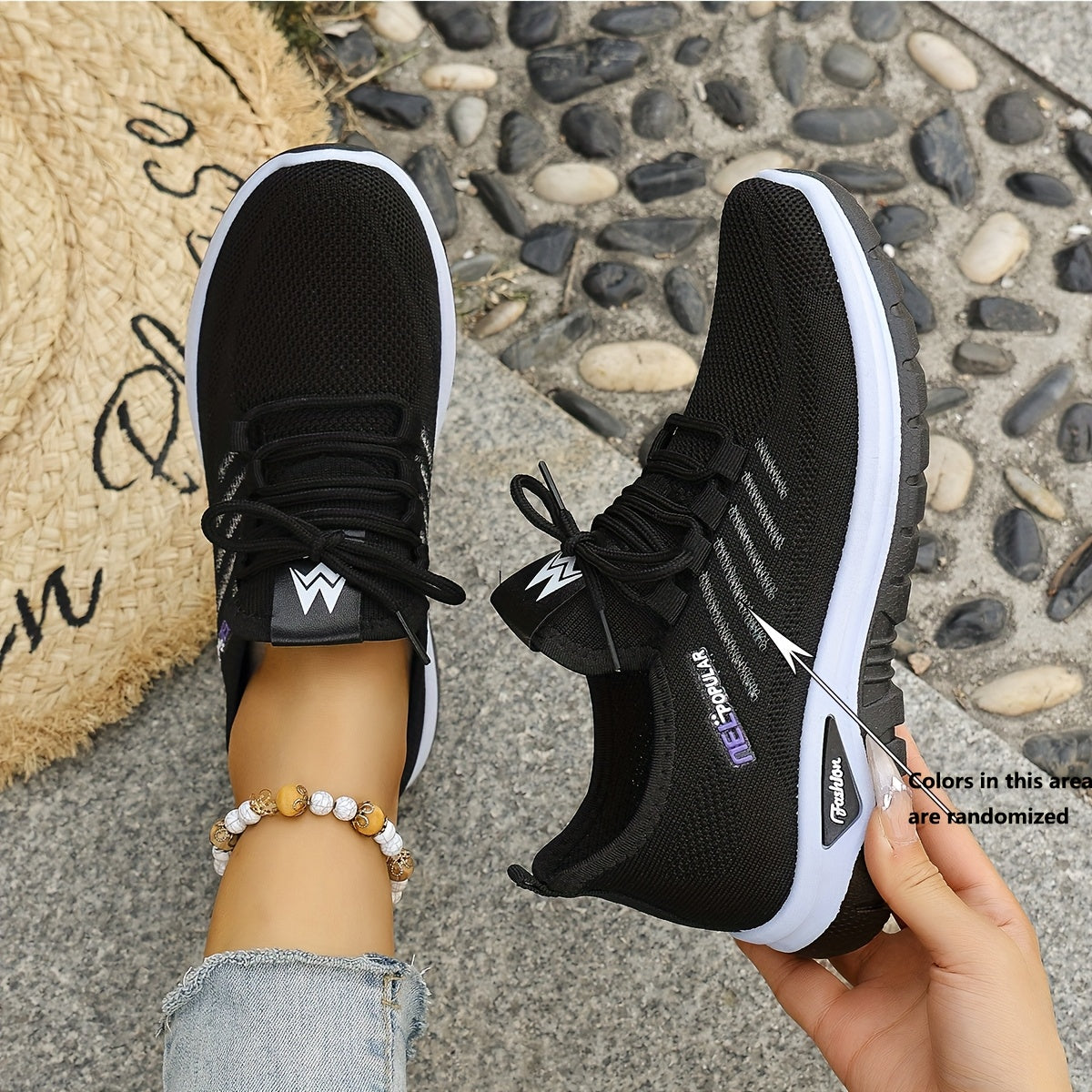 New-Season Mesh Slip-On Sneakers