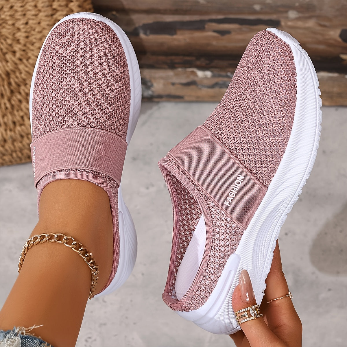 CoastalEase Mesh Slip-Ons