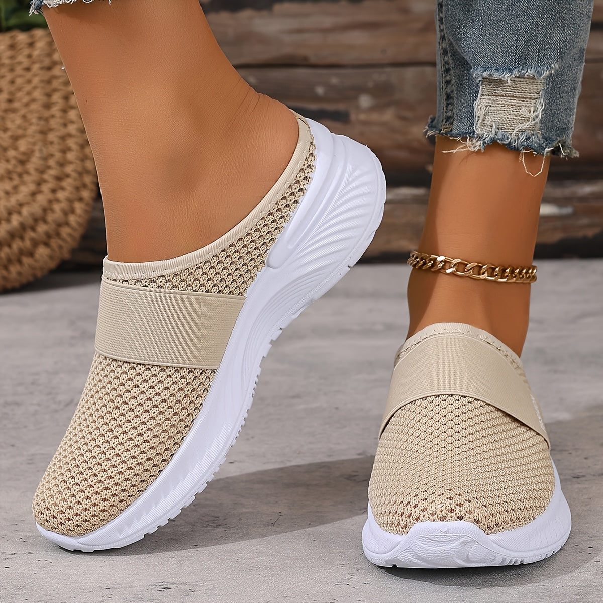 CoastalEase Mesh Slip-Ons