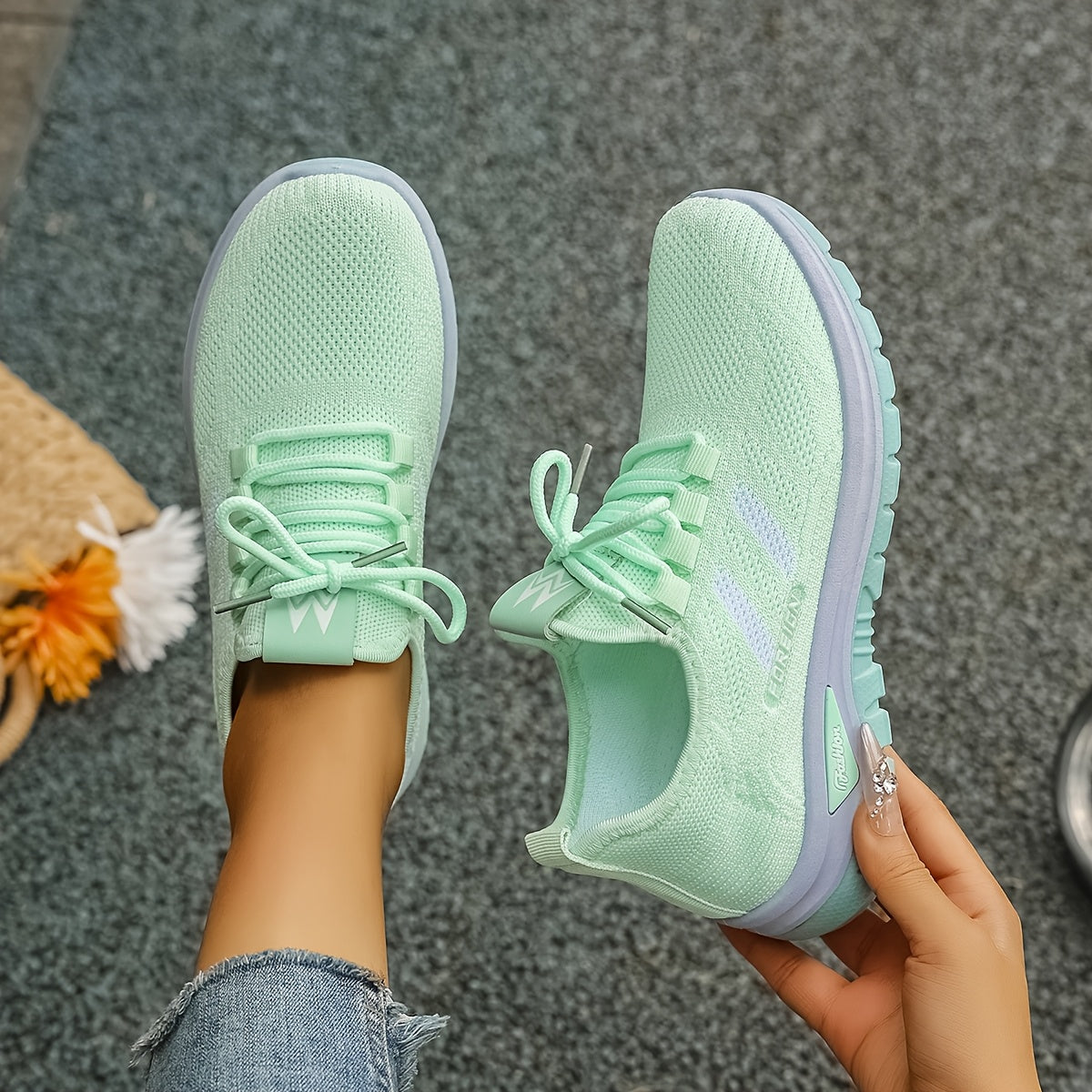 Lightweight Knit Sneakers for All-Day Comfort