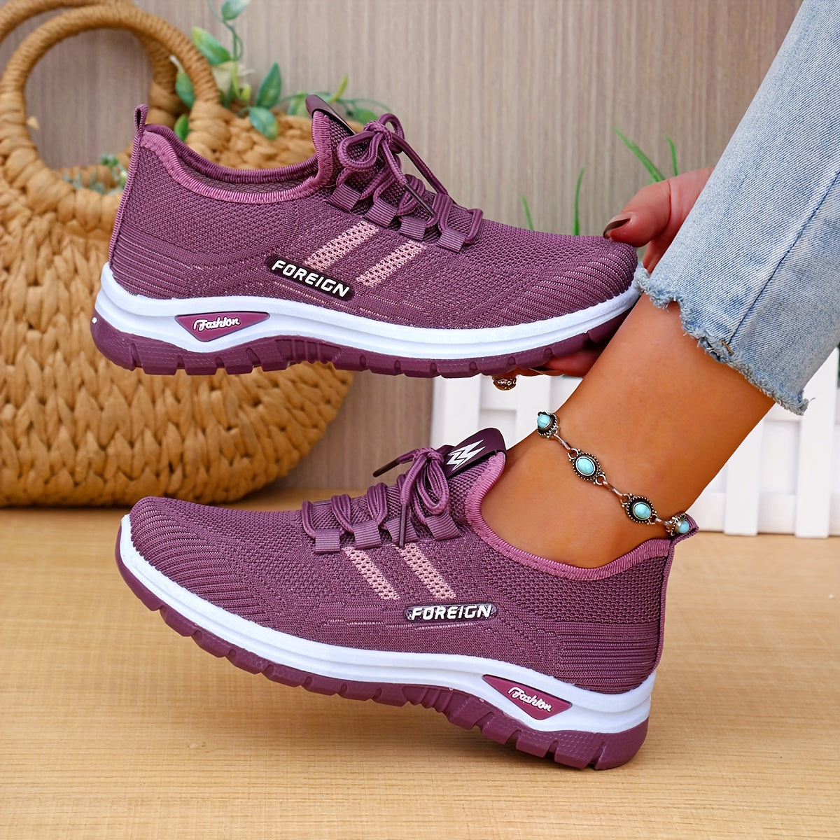 Lightweight Knit Sneakers for All-Day Comfort