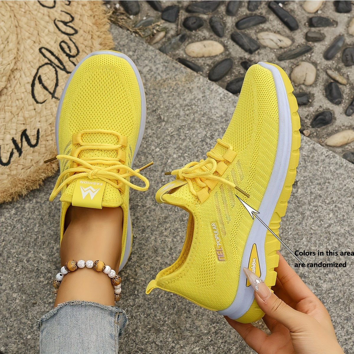 New-Season Mesh Slip-On Sneakers