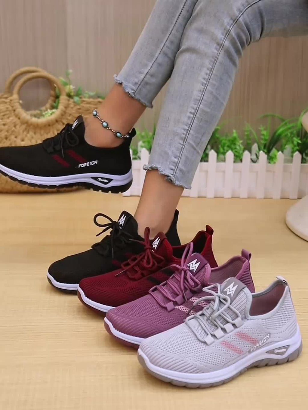 Lightweight Knit Sneakers for All-Day Comfort