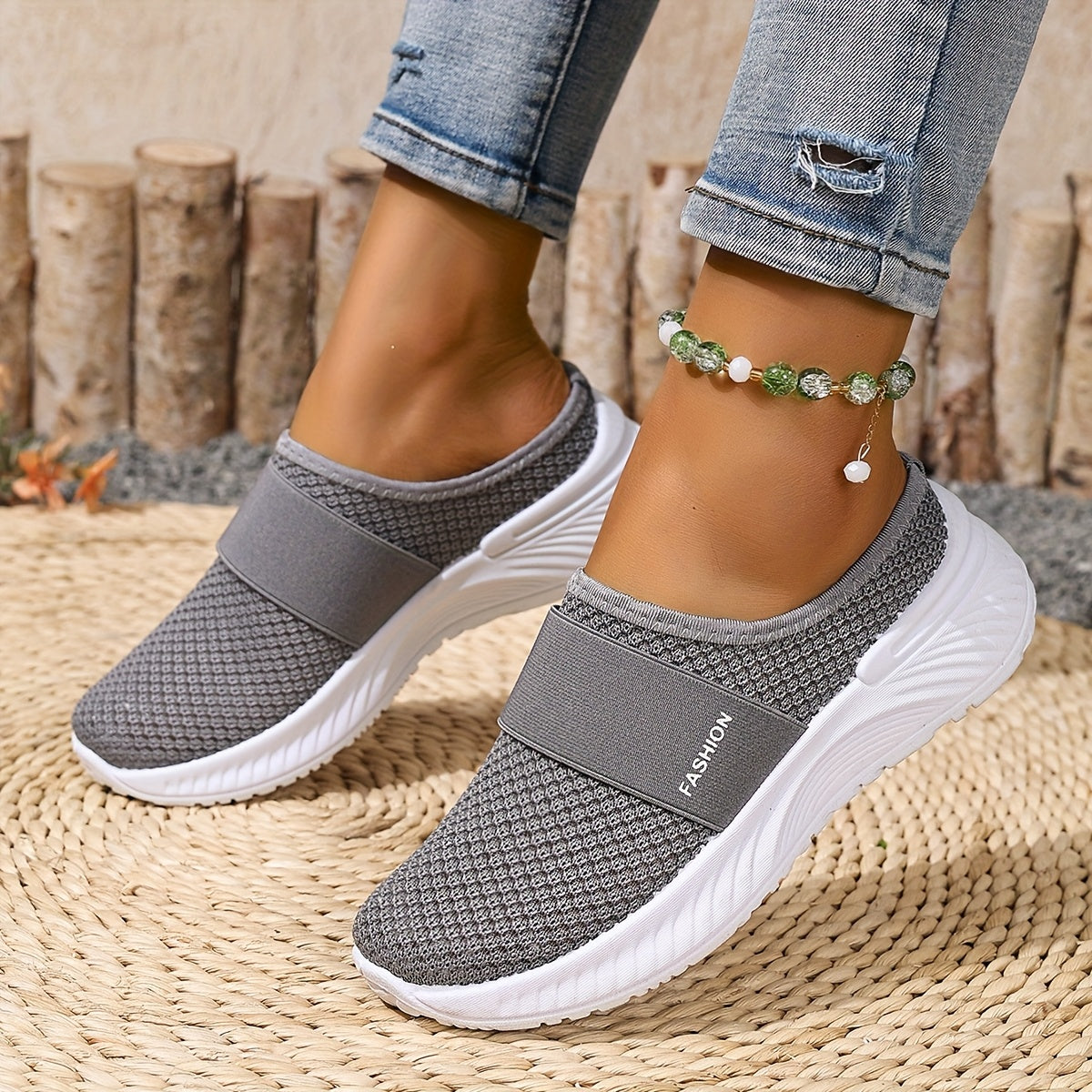 CoastalEase Mesh Slip-Ons