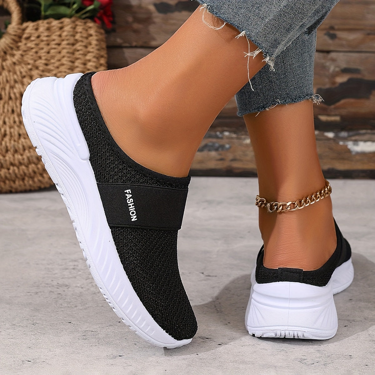 CoastalEase Mesh Slip-Ons